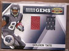 2010 Panini Gridiron Gear Rookie Gridiron Gems Jerseys Combos #270 Golden Tate