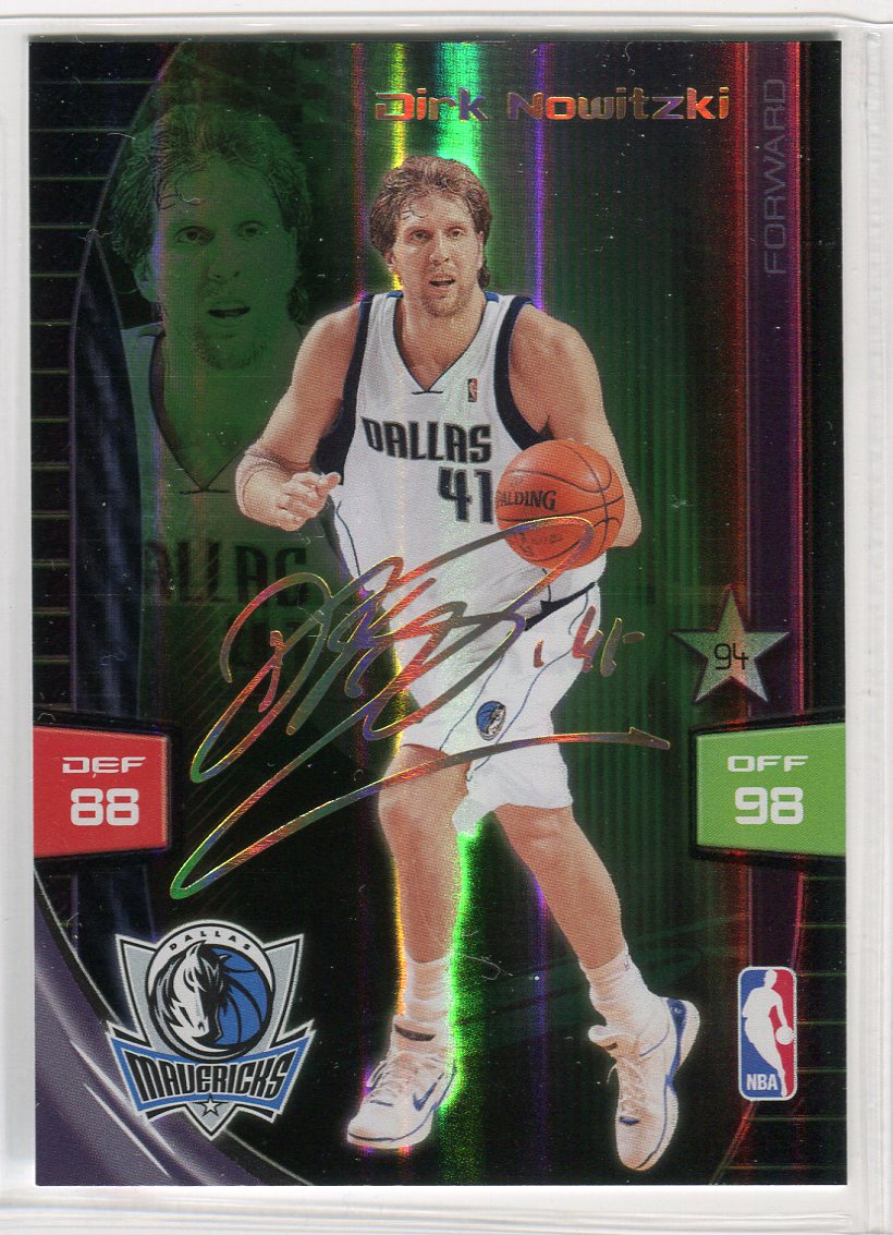 2009-10 Adrenalyn XL Extra Signature #20 Dirk Nowitzki