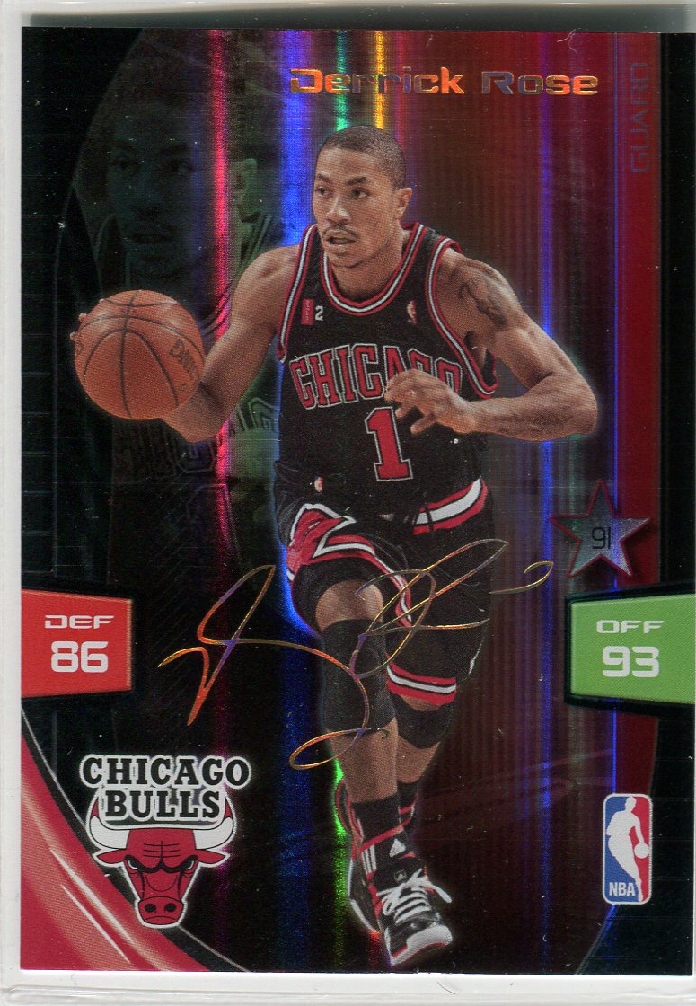 2009-10 Adrenalyn XL Extra Signature #25 Derrick Rose