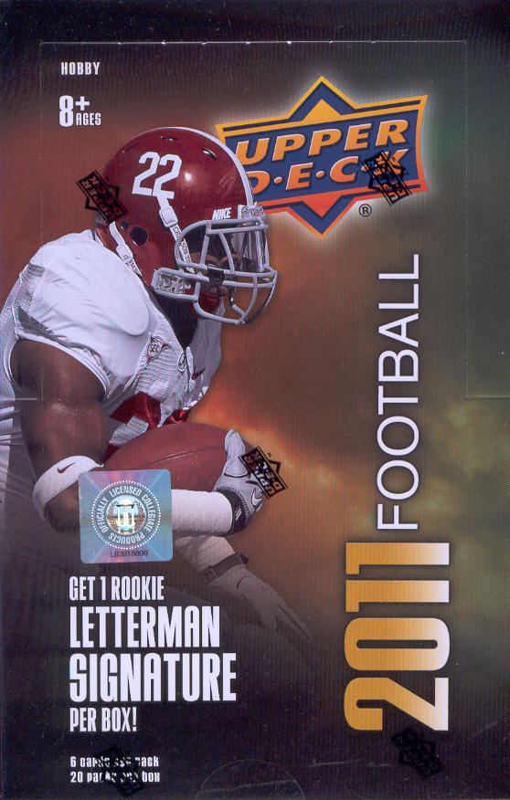 2011 Upper Deck Football Cards Hobby Box
