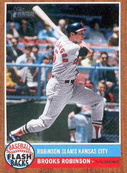 2011 Topps Heritage Baseball Flashbacks #BF2 Brooks Robinson
