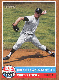 2011 Topps Heritage Baseball Flashbacks #BF6 Whitey Ford