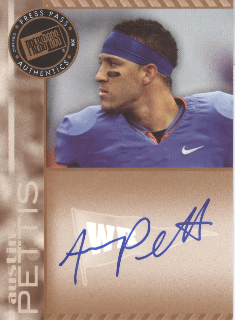 2011 Press Pass Autographs Bronze #PPSAP Austin Pettis