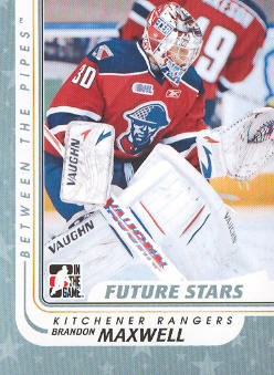 2010-11 Between The Pipes #4 Brandon Maxwell