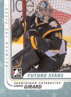 2010-11 Between The Pipes #13 Gabriel Girard