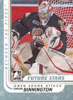 2010-11 Between The Pipes #19 Jordan Binnington