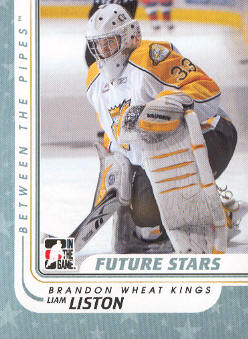 2010-11 Between The Pipes #22 Liam Liston