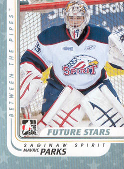 2010-11 Between The Pipes #29 Mavric Parks