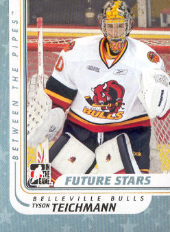 2010-11 Between The Pipes #45 Tyson Teichmann