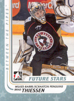 2010-11 Between The Pipes #50 Brad Thiessen