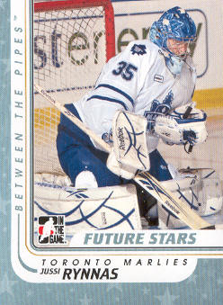 2010-11 Between The Pipes #70 Jussi Rynnas