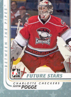 2010-11 Between The Pipes #71 Justin Pogge