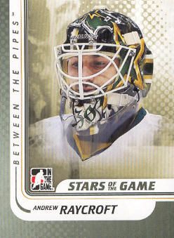 2010-11 Between The Pipes #88 Andrew Raycroft