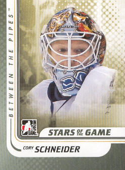 2010-11 Between The Pipes #98 Cory Schneider