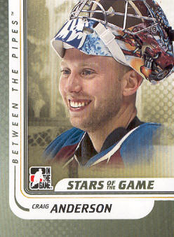 2010-11 Between The Pipes #99 Craig Anderson