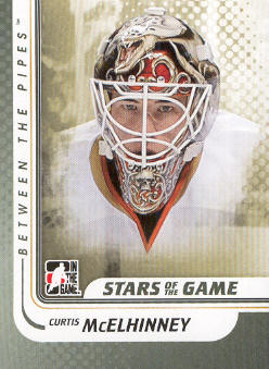 2010-11 Between The Pipes #100 Curtis McElhinney