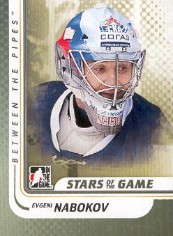 2010-11 Between The Pipes #104 Evgeni Nabokov
