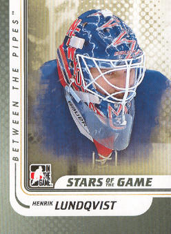 2010-11 Between The Pipes #105 Henrik Lundqvist