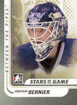 2010-11 Between The Pipes #113 Jonathan Bernier