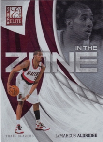 2009-10 Donruss Elite In the Zone Red #20 LaMarcus Aldridge