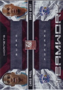 2009-10 Donruss Elite Teamwork Combos Red #19 Chris Paul/David West