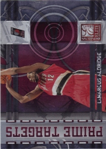 2009-10 Donruss Elite Prime Targets Red #18 LaMarcus Aldridge