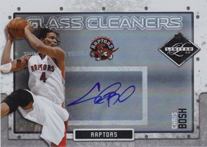 2009-10 Limited Glass Cleaners Signatures #14 Chris Bosh