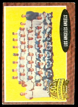 2011 Topps Heritage 1962 Buybacks #132 Los Angeles Angels TC (No Inset Photos)