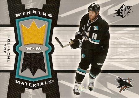 2006-07 SPx Winning Materials Spectrum #WMTH Joe Thornton