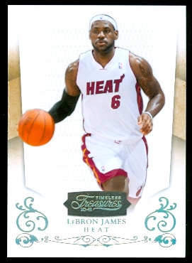 2010-11 Timeless Treasures Gold #70 LeBron James