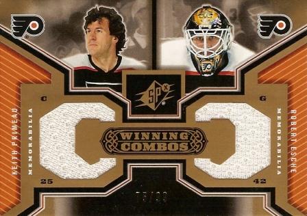 2005-06 SPx Winning Combos Gold #WCPE Keith Primeau/Robert Esche
