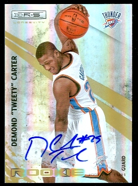2010-11 Rookies and Stars Longevity Signatures #124 Tweety Carter/499