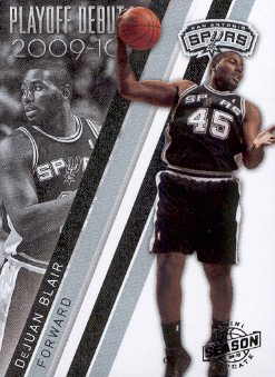 2009-10 Panini Season Update Playoff Debuts #10 DeJuan Blair