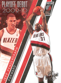 2009-10 Panini Season Update Playoff Debuts #12 Jeff Pendergraph