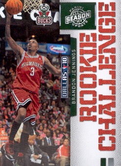 2009-10 Panini Season Update Rookie Challenge #3 Brandon Jennings