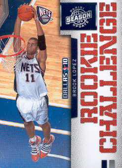 2009-10 Panini Season Update Rookie Challenge #5 Brook Lopez