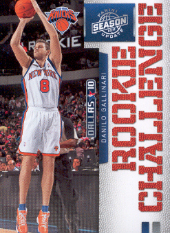 2009-10 Panini Season Update Rookie Challenge #6 Danilo Gallinari