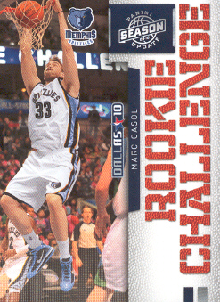 2009-10 Panini Season Update Rookie Challenge #12 Marc Gasol
