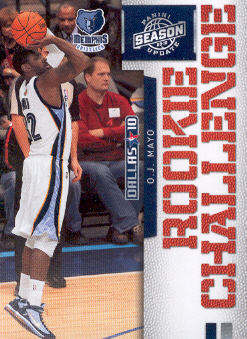 2009-10 Panini Season Update Rookie Challenge #14 O.J. Mayo