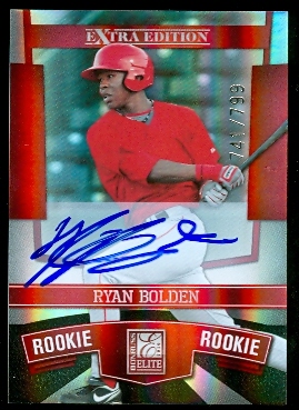 2010 Donruss Elite Extra Edition #122 Ryan Bolden AU/799