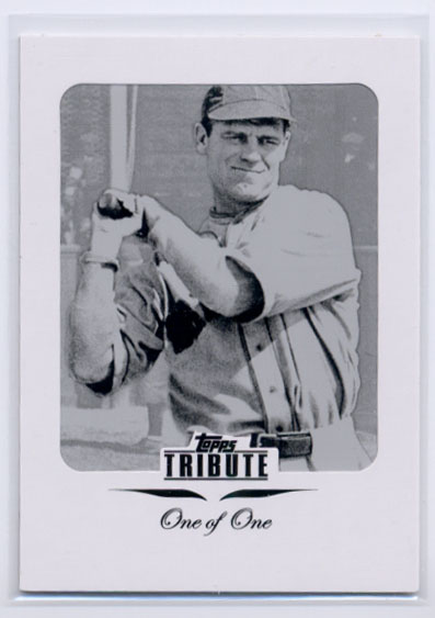 2011 Topps Tribute Framed Printing Plates Black #60 George Sisler