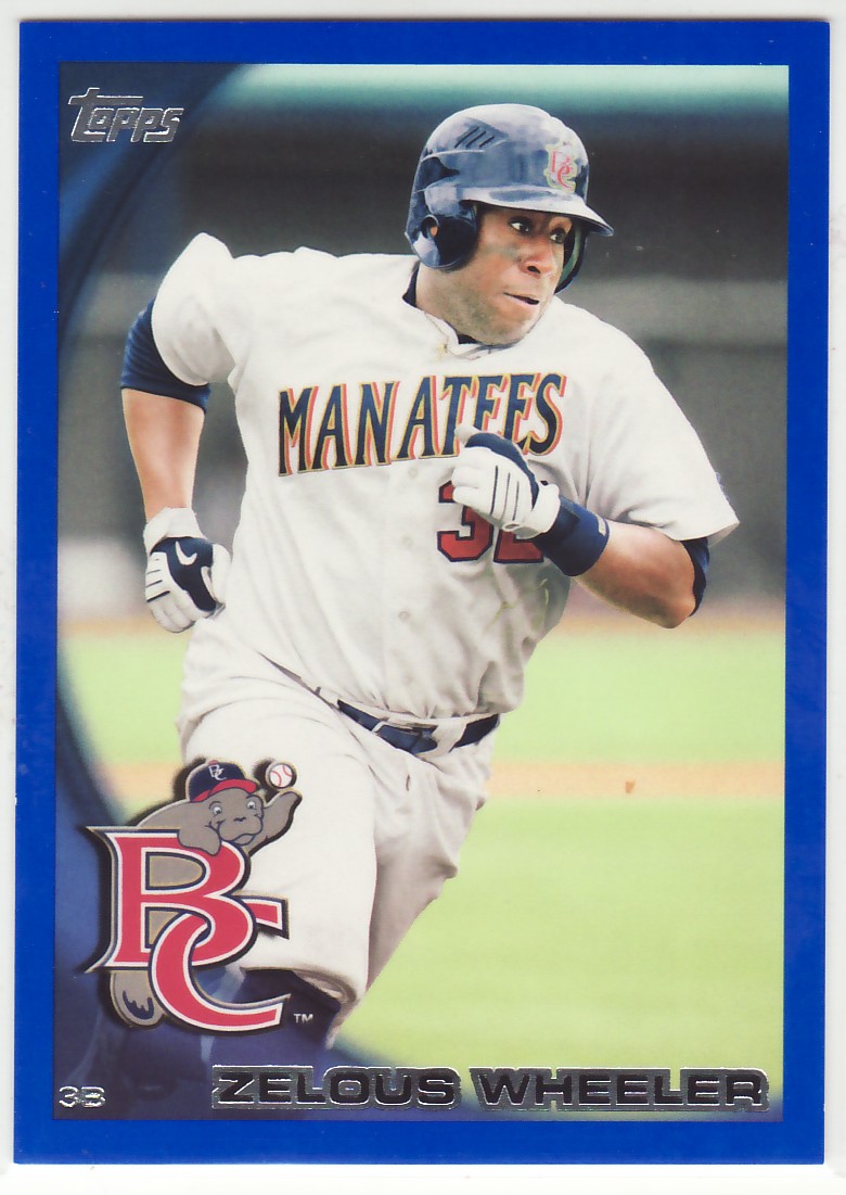 2010 Topps Pro Debut Blue #200 Zelous Wheeler