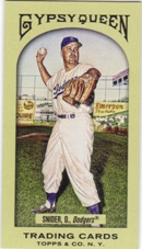 2011 Topps Gypsy Queen Mini #59A Duke Snider
