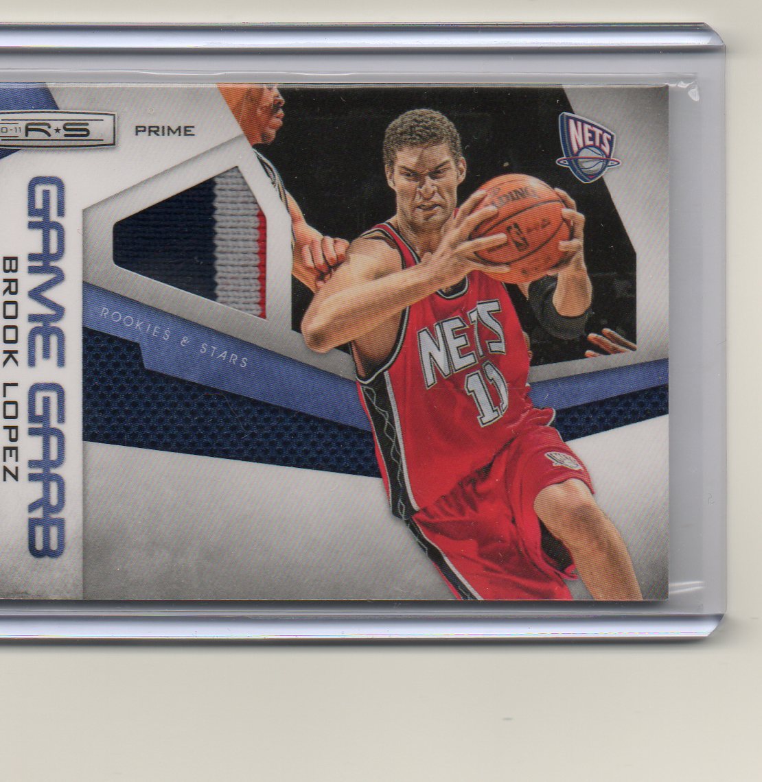 2010-11 Rookies and Stars Game Garb Materials #3 Brook Lopez/49