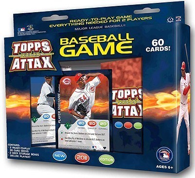 2011 Topps Attax Baseball Starter Box 60 cards Plus Playmat!