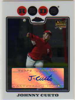 2008 Topps Chrome #237 Johnny Cueto AU RC