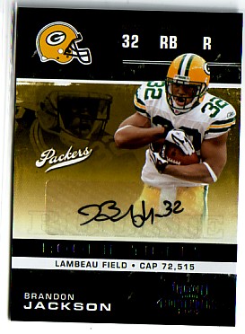 2007 Playoff Contenders #116 Brandon Jackson AU RC