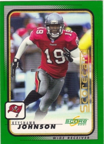 2001 Score Scorecard #196 Keyshawn Johnson/388
