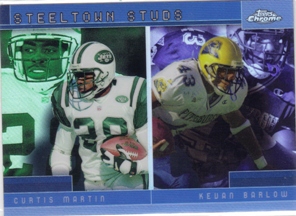 2001 Topps Chrome Combos #TC4 Curtis Martin/Kevan Barlow
