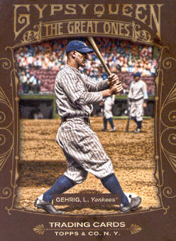 2011 Topps Gypsy Queen Great Ones #GO13 Lou Gehrig